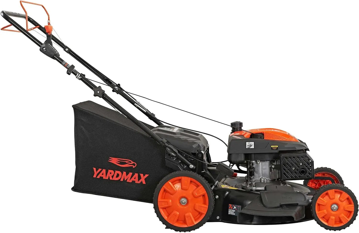 Self Propelled Gas Lawn Mower with High Wheel Capability