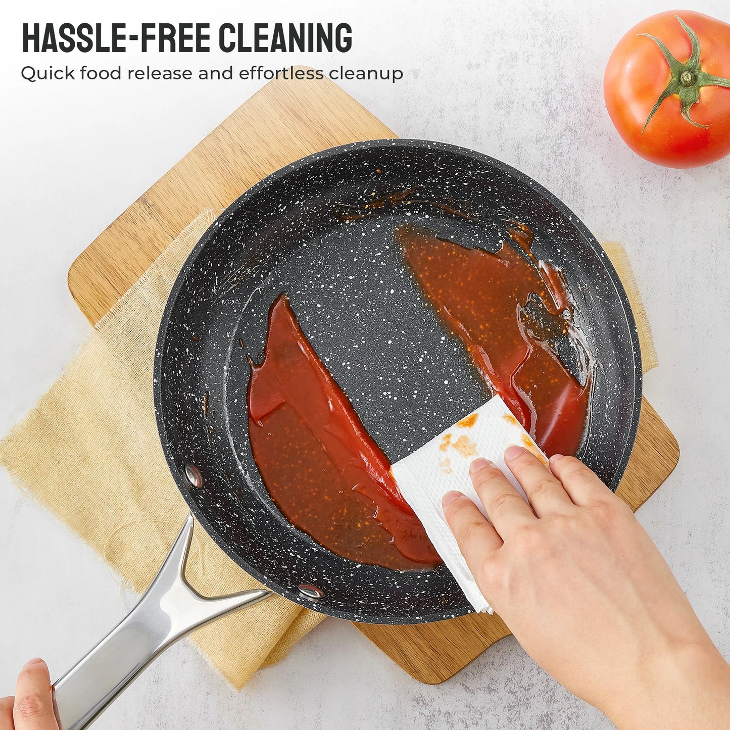 Induction Cookware Nonstick Pots and Pans Set for All Stoves