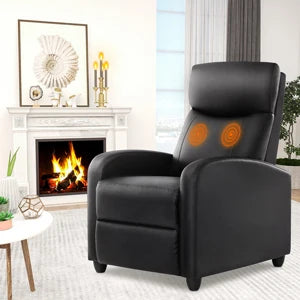 Modern Recliner Chair with Massage and Lumbar Support