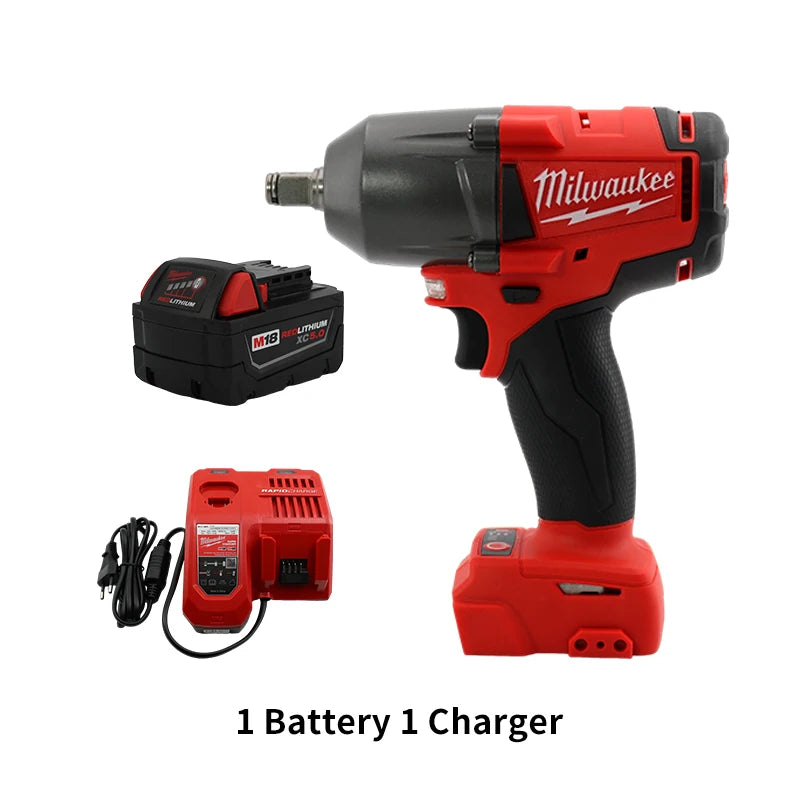Milwaukee 18V Brushless Electric Impact Wrench for Car Repair