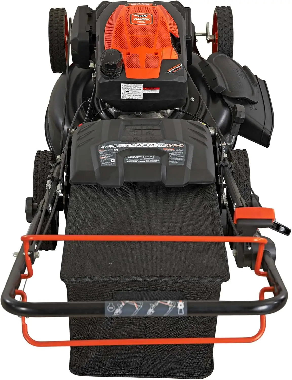 Self Propelled Gas Lawn Mower with High Wheel Capability
