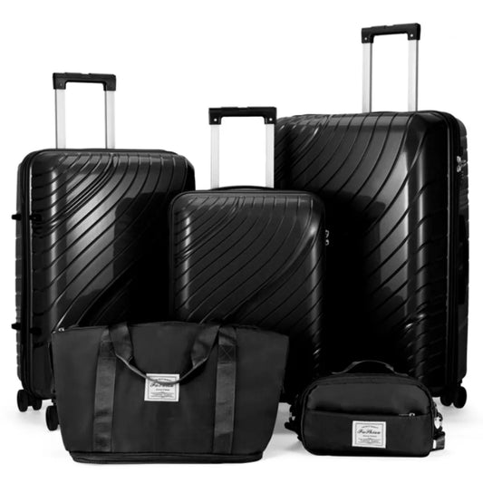 5 in 1 Trolley Suitcase Set for Travel and School