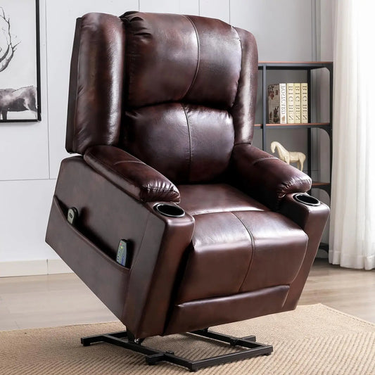 Comhoma Lift Recliner Sofa with Heat and Massage Features