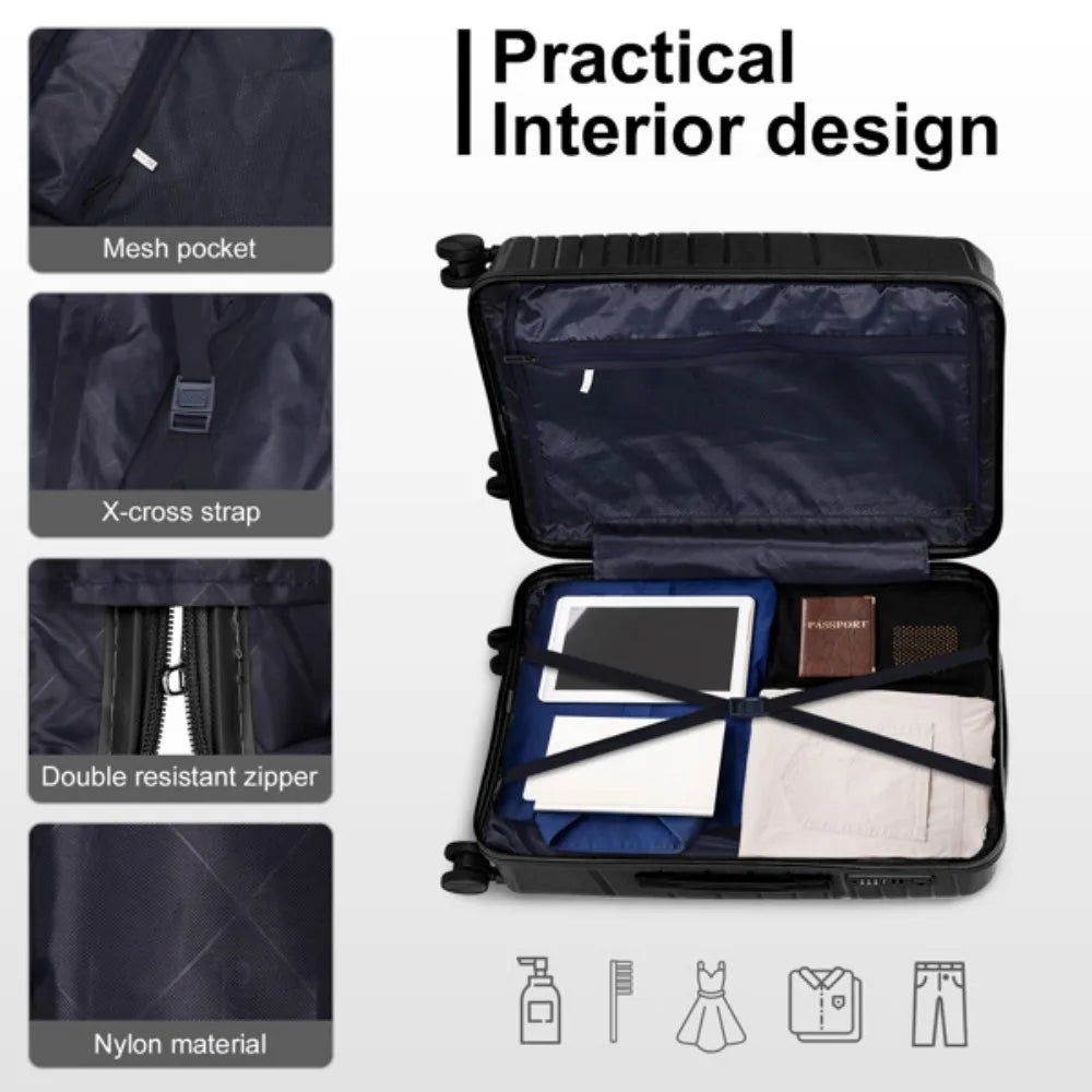 5 in 1 Trolley Suitcase Set for Travel and School