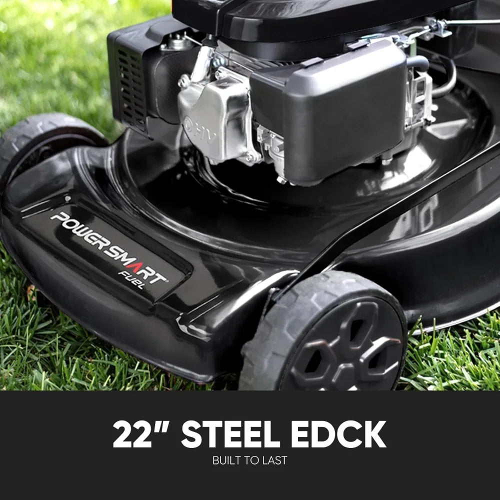 Self Propelled Gas Lawn Mower with 3-in-1 Versatility