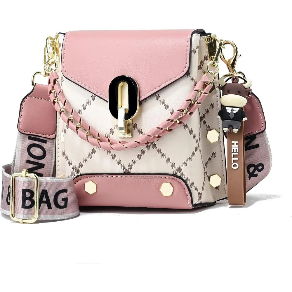Trendy Crossbody Bag for Women with Stylish Wide Strap