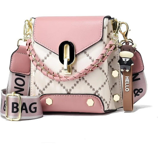 Trendy Crossbody Bag for Women with Stylish Wide Strap