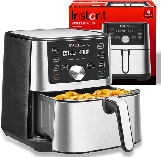 Vortex Plus Air Fryer with Custom Programs and Six Functions