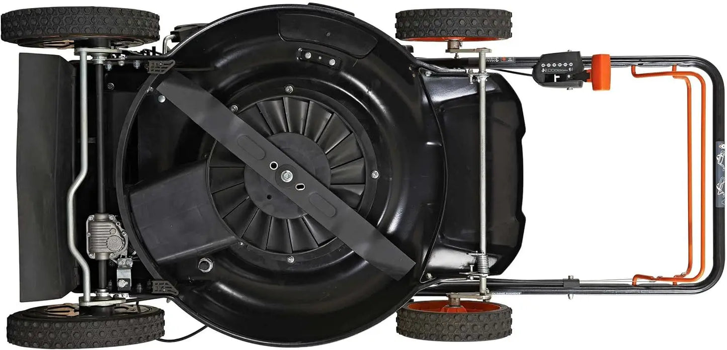 Self Propelled Gas Lawn Mower with High Wheel Capability