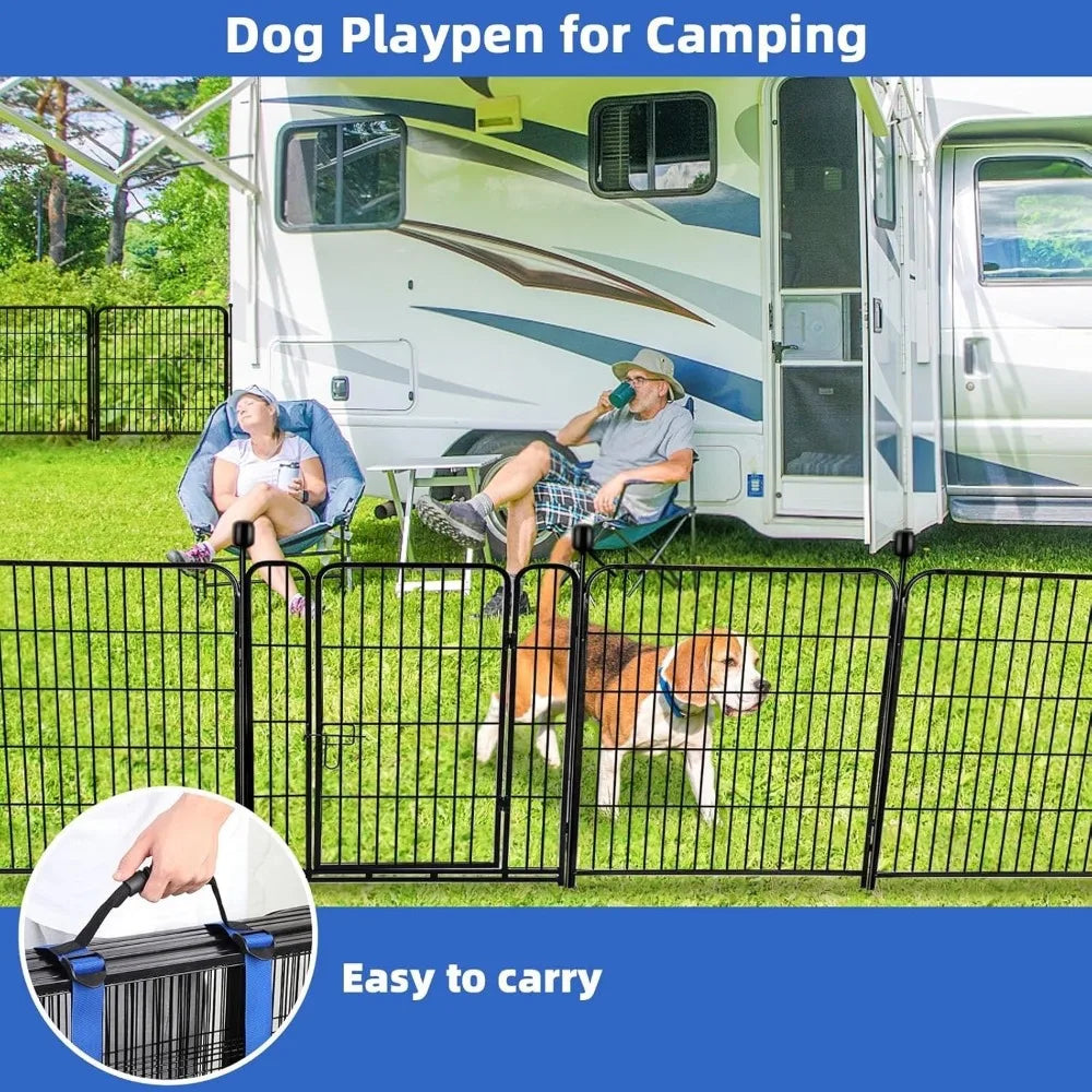 Heavy Duty Iron Metal Garden Fence Panels for Animal Barrier