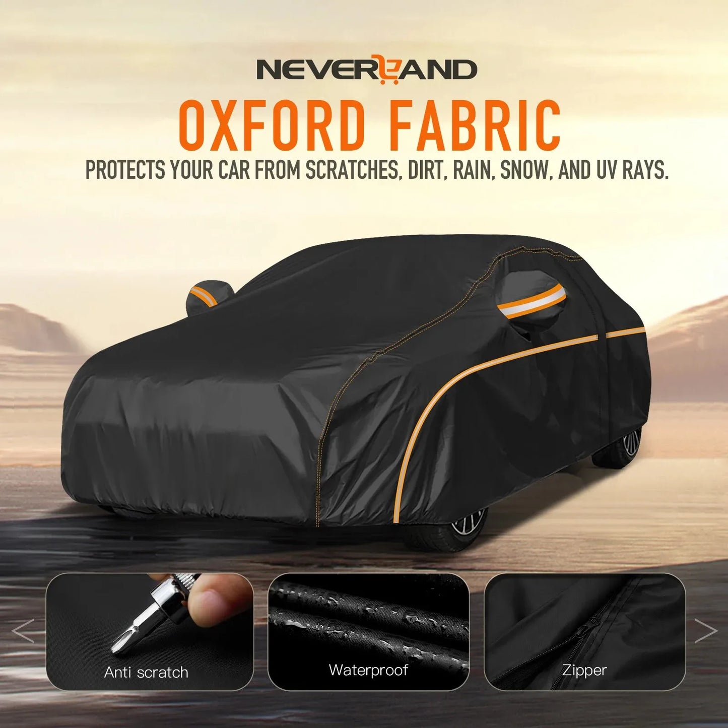 Neverland Heavy Duty Outdoor Car Cover for Universal Fit