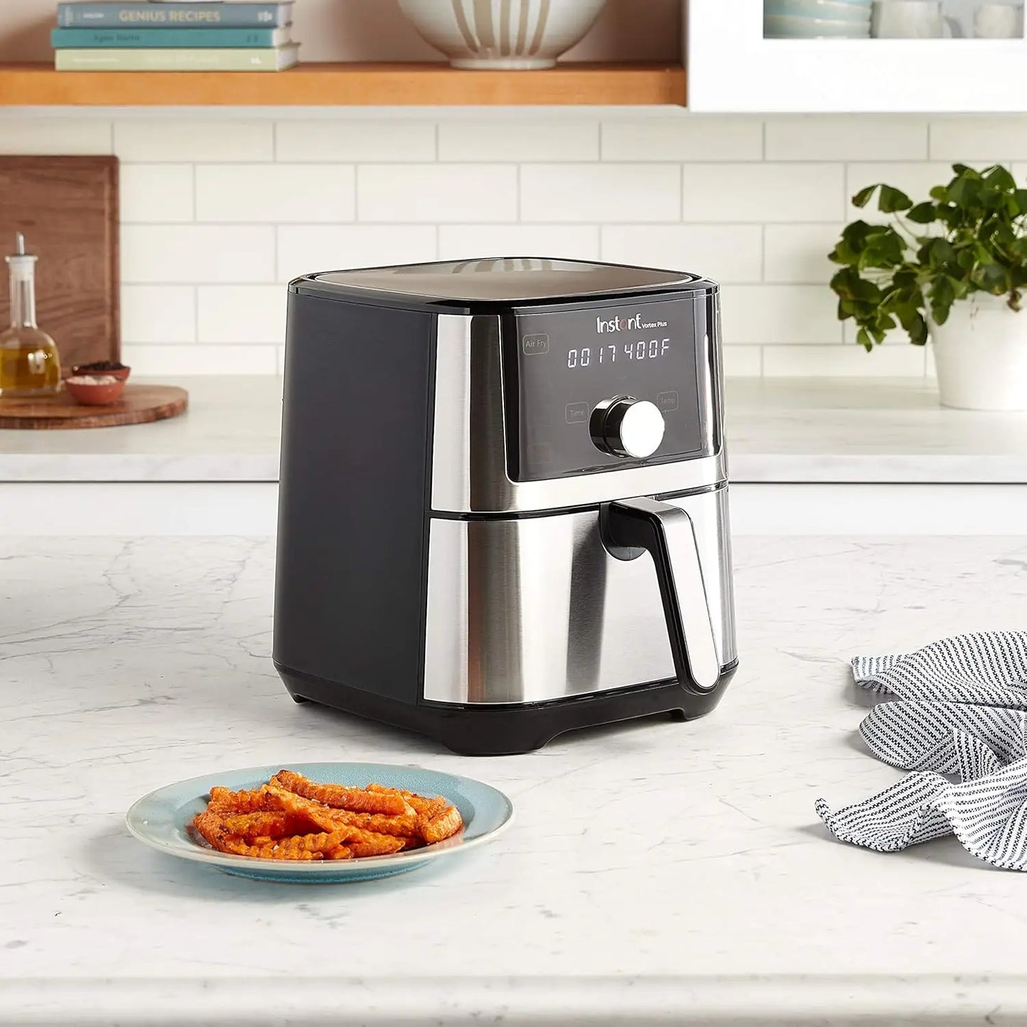 Vortex Plus Air Fryer with Custom Programs and Six Functions