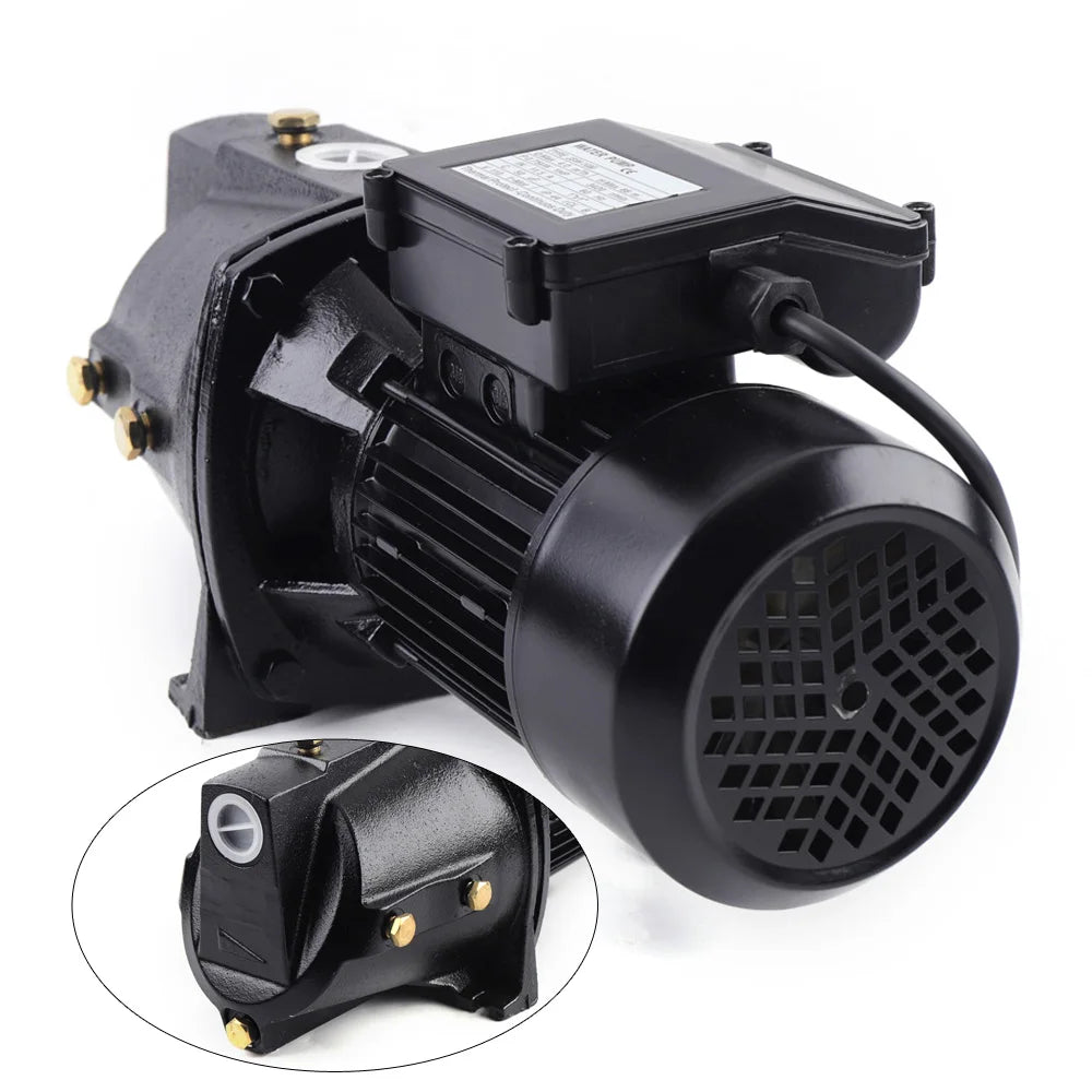 1HP Shallow Well Jet Pump with Pressure Switch 110V Water Jet Pump 750W Motor, for Daily Life and Agricultural Irrigation