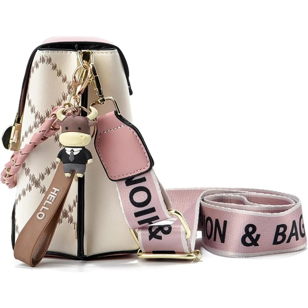 Trendy Crossbody Bag for Women with Stylish Wide Strap