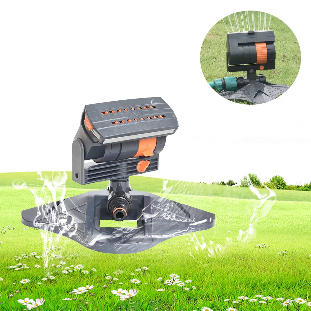 Adjustable Mini Oscillating Sprinkler for Large Lawn Coverage