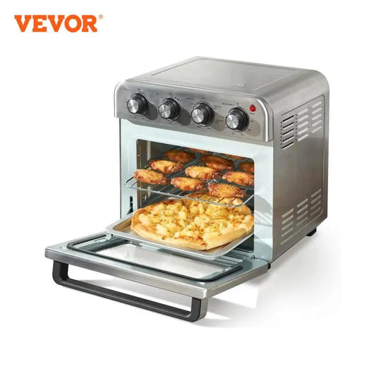 VEVOR 18L Air Fryer Toaster Oven Stainless Steel Kitchen Combo