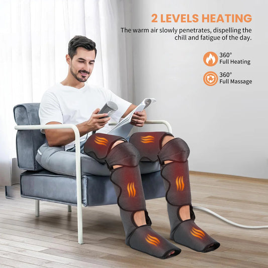 Electric Leg Massager for Pain Relief and Blood Circulation