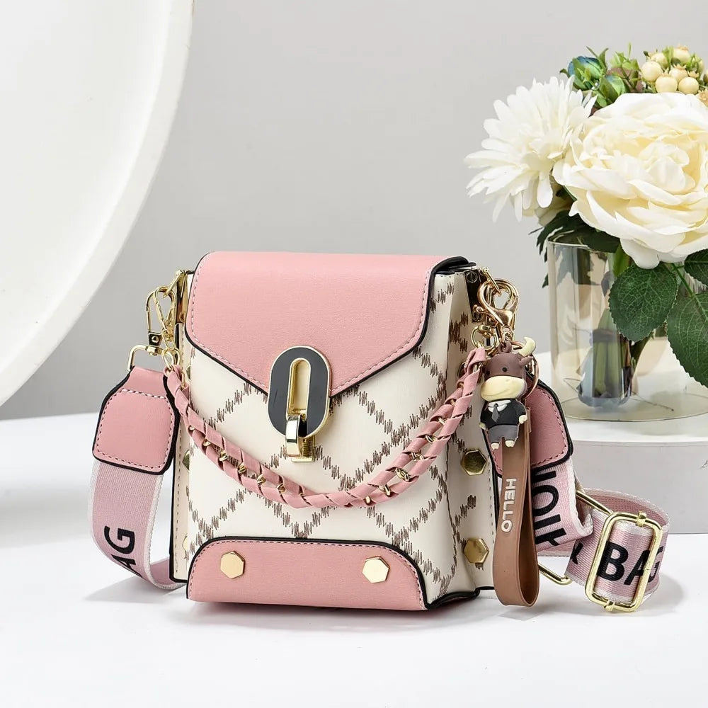 Trendy Crossbody Bag for Women with Stylish Wide Strap