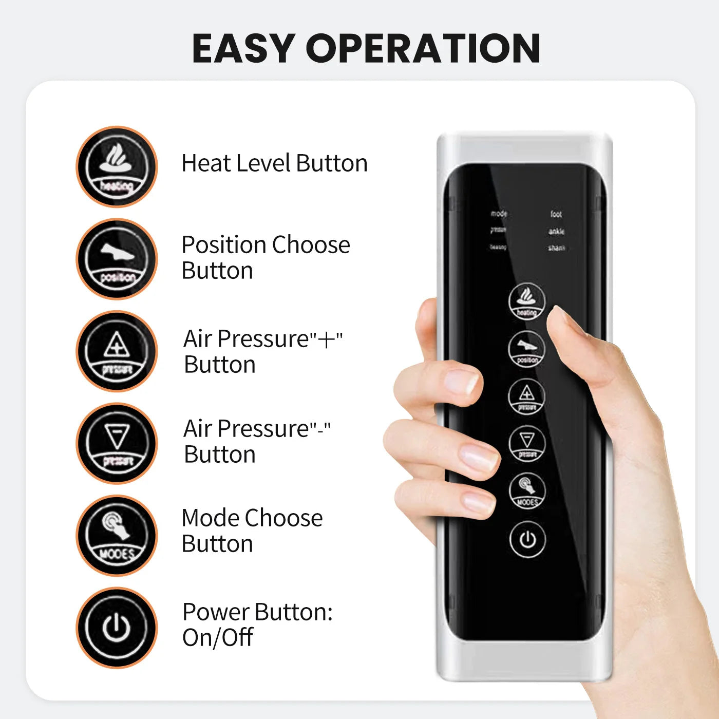 Electric Leg Massager for Pain Relief and Blood Circulation