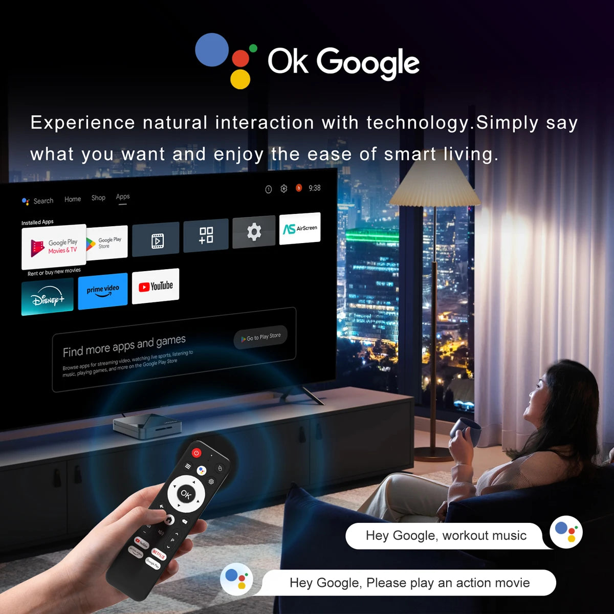 LEFFOT RK3518 Android14.0 Rockchip RK3518 Smart TV Box Wifi6&BT5.4 4K@60fps Google Media Player Support IPTV Set Top Box