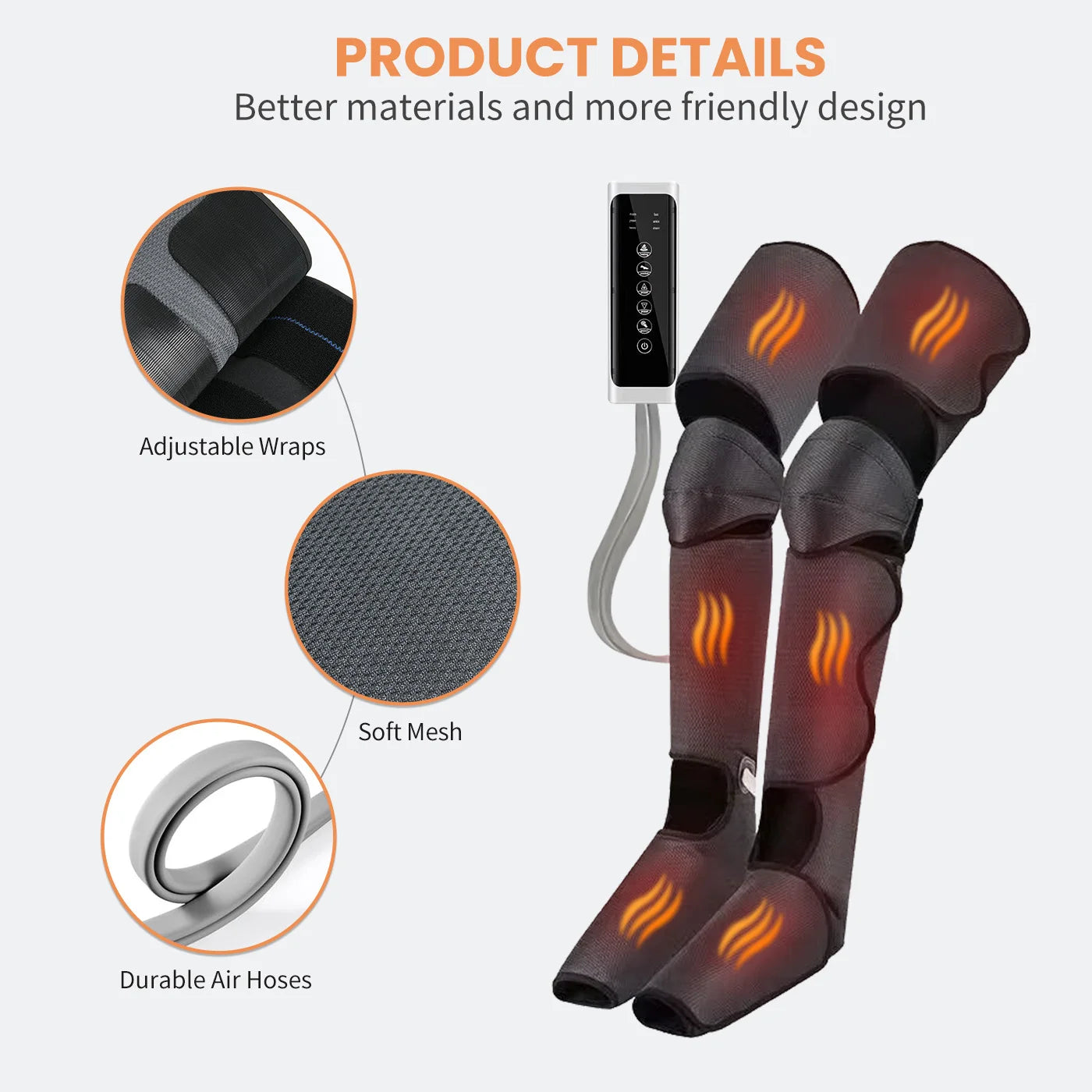 Electric Leg Massager for Pain Relief and Blood Circulation
