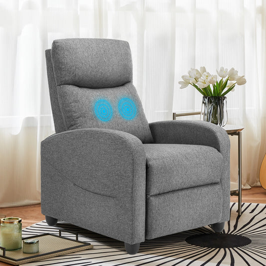 Modern Recliner Chair with Massage and Lumbar Support
