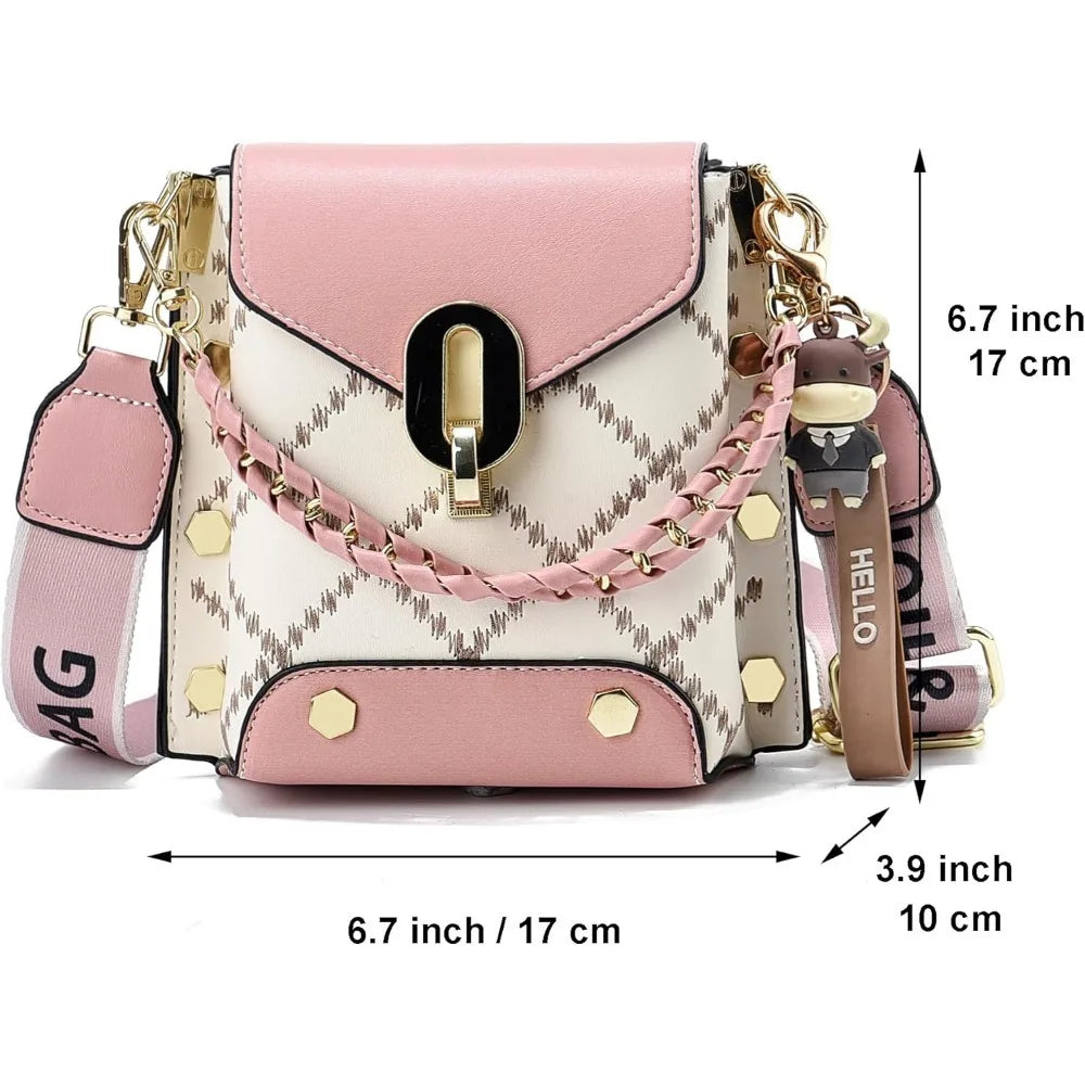 Trendy Crossbody Bag for Women with Stylish Wide Strap