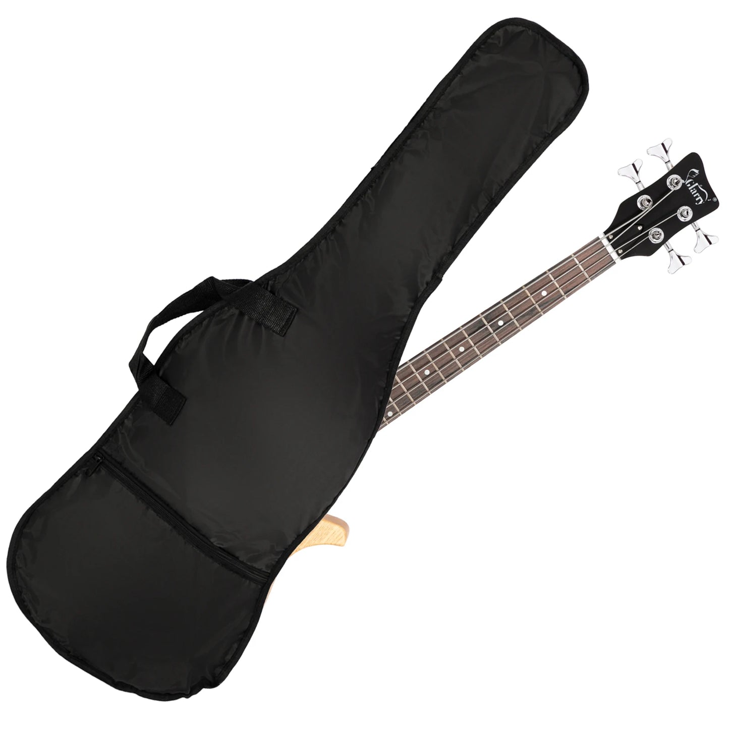 Glarry GW101 Small Scale Electric Bass Guitar Suit Bundle