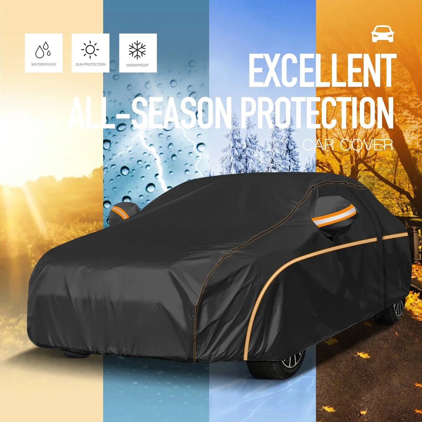 Neverland Heavy Duty Outdoor Car Cover for Universal Fit