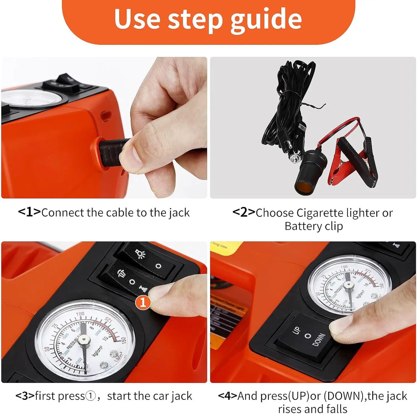 Electric Hydraulic Car Jack Kit for Easy Lifting