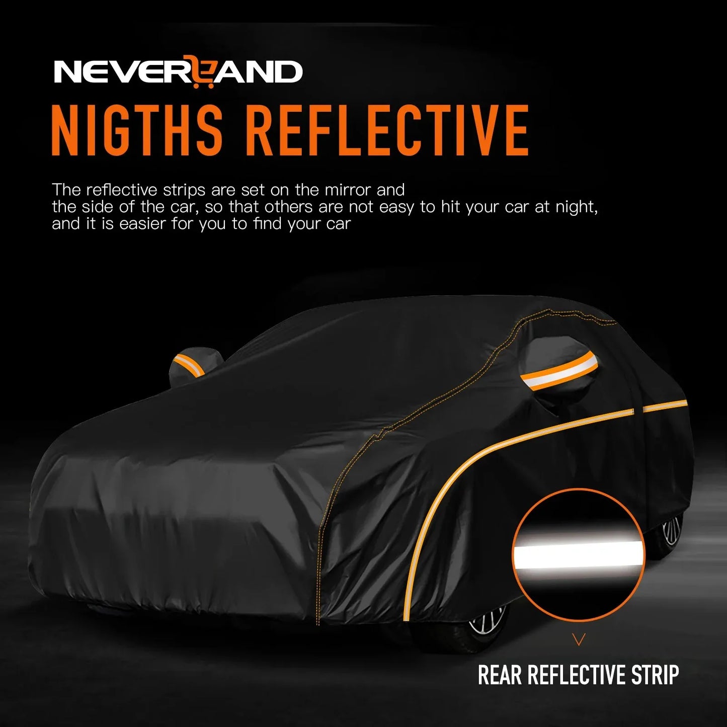 Neverland Heavy Duty Outdoor Car Cover for Universal Fit